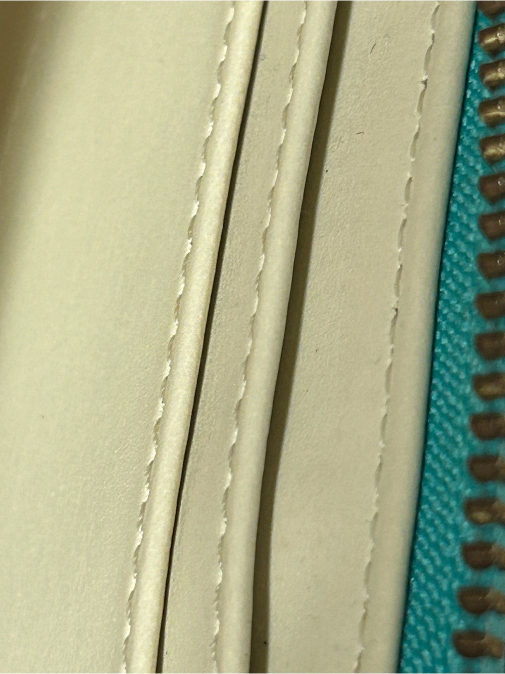kate spade Patent Leather Zip Wristlet Wallet - Turquoise Approx. 6.5 x 3.5 - Picture 14 of 14